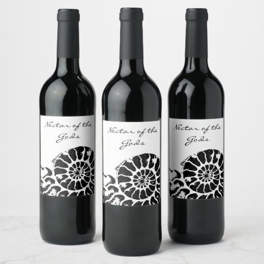Nectar van de Goden Wijn Etiket (Flessen)