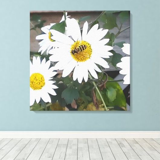 Nectar vinden canvas afdruk (Insitu (Houten vloer))