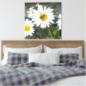 Nectar vinden canvas afdruk (Insitu (Slaapkamer))