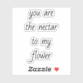 Nectar voor mijn ventilator, op maat gesneden viny sticker (Vel)