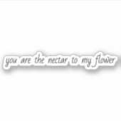 Nectar voor mijn ventilator, op maat gesneden viny sticker (Voorkant)