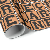 Nectarine, citrusvruchten cadeaupapier (Rol Hoek)