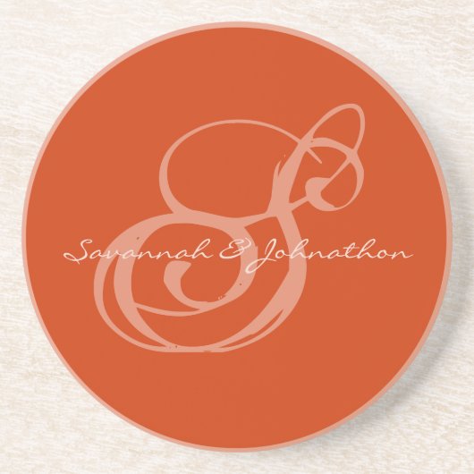 Nectarine Monogram Jubileum Onderzetters (Voorkant)