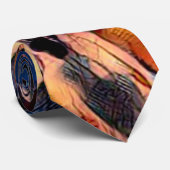 Nectarine Tie Dye Necktie Stropdas (Opgerold)