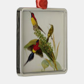 Nectarinia Gouldae Metalen Ornament (Rechts)