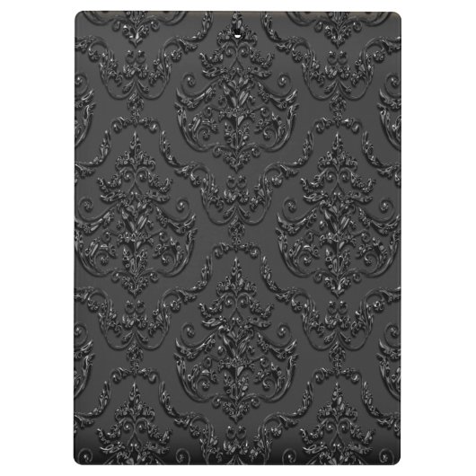  Nector Bloemen Elegant Monogram Klembord (Achterkant)