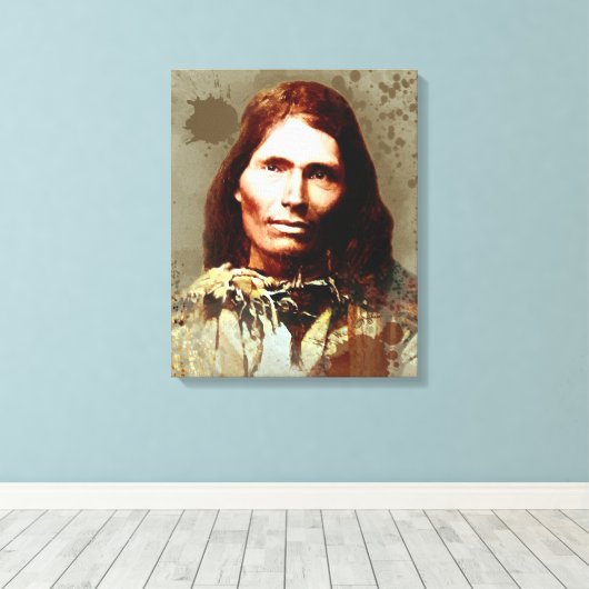 Ned Christie Canvas Afdruk (Insitu (Houten vloer))