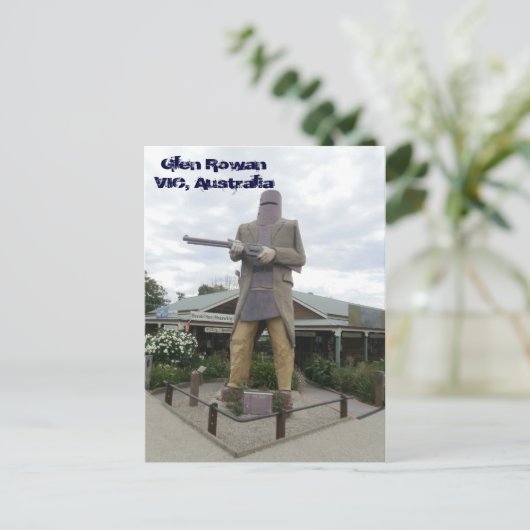 Ned Kelly Briefkaart (Staand voorkant)