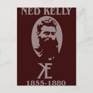 Ned Kelly Design Briefkaart