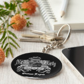 Ned Kelly - Een Australisch Legend Sleutelhanger (Zijkant)