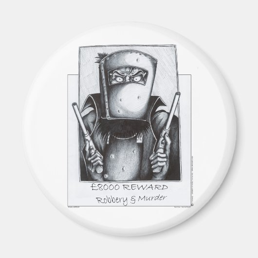 Ned Kelly: Gezocht Magneet (Voorkant)