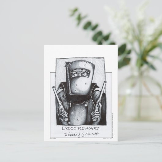 Ned Kelly (Gezocht Poster) Briefkaart (Staand voorkant)