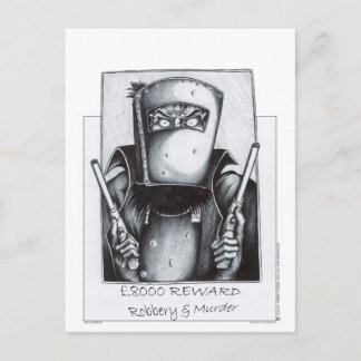 Ned Kelly (Gezocht Poster) Briefkaart