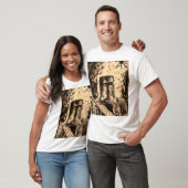 Ned Kelly Solar Eclipse in Sepia T-shirt (Unisex)