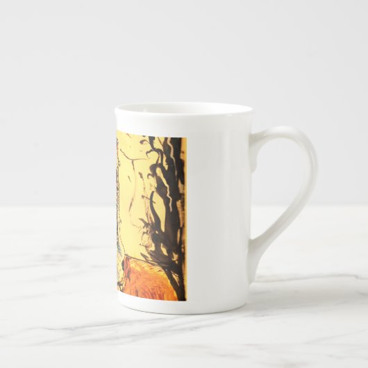 ned Kelly Solar Eclipse Paper Cups Porselein Kop (Rechts)