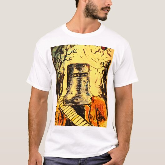 Ned Kelly Solar Eclipse T-shirt (Voorkant)