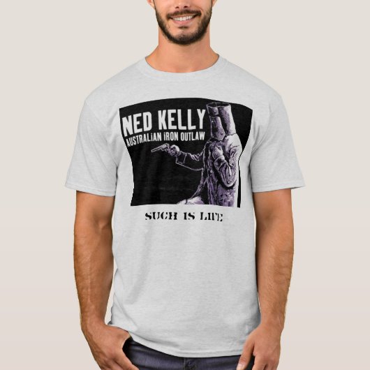 Ned kelly T Shirt (Voorkant)