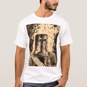 Ned Kelly Zonsverduistering in Sepia T-shirt