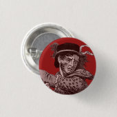 Ned Ludd (Luddite) Badge Ronde Button 3,2 Cm (Voorkant /achterkant)