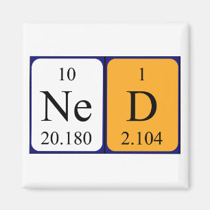 Ned periodieke table name magnet