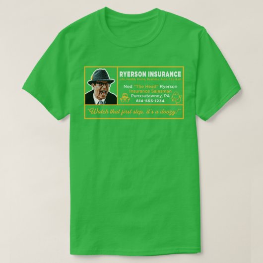 Ned Ryerson Verzekeringsverkoper T-shirt (Design voorkant)