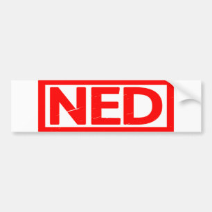 Ned Stamp Bumpersticker