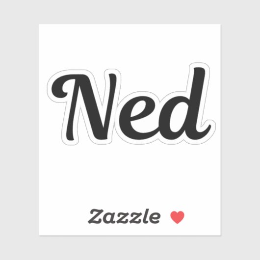 Ned Sticker (Vel)