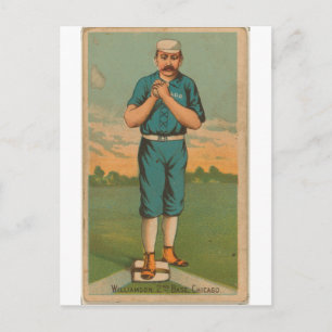Ned Williamson, Chicago White Stockings Briefkaart