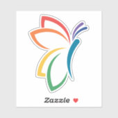 NEDA Butterfly Vinyl Sticker (Vel)