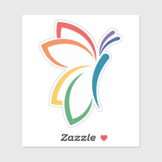 NEDA Butterfly Vinyl Sticker (Vel)