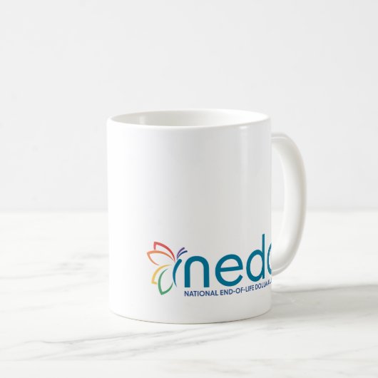 NEDA Logo Mok met Butterfly (Voorkant rechts)