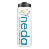 NEDA Logo Waterfles Thermosbeker (Voorkant)