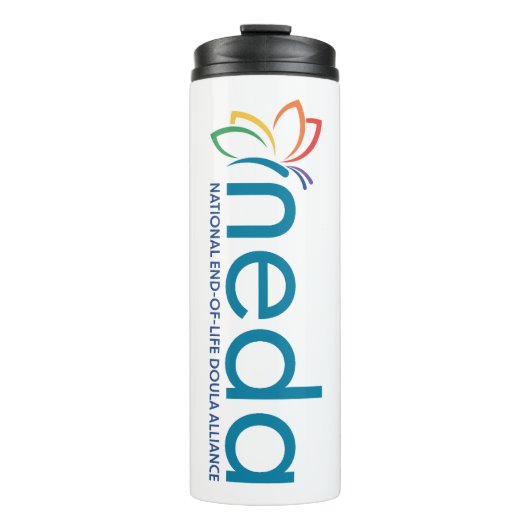 NEDA Logo Waterfles Thermosbeker (Voorkant)