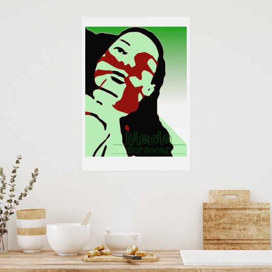neda_zazzle_A1 Poster (Keuken)