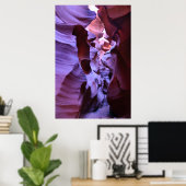Neder Antelope Canyon Poster (Thuiskantoor)