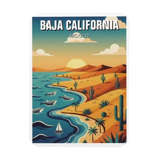 Neder-Californië Magneet (Verticaal)
