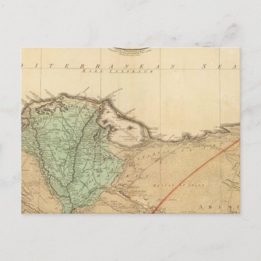 Neder-Egypte, Palestina Briefkaart (Voorkant)