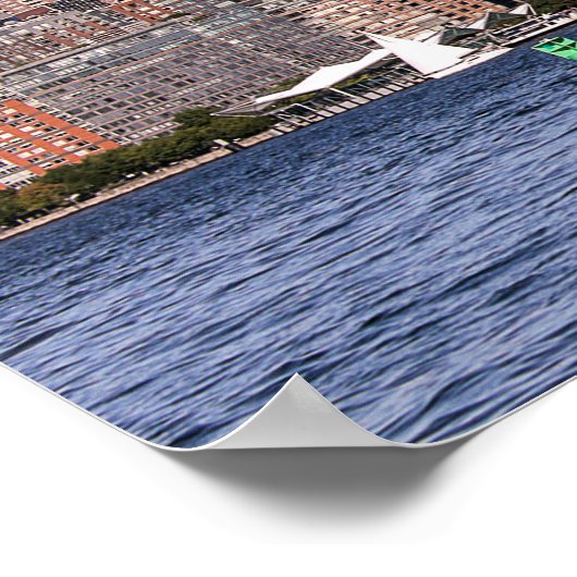 Neder-Manhattan Panorama-Poster Poster (Hoek)