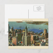 Neder-Manhattan-reisbriefkaart Briefkaart (Voorkant / Achterkant)