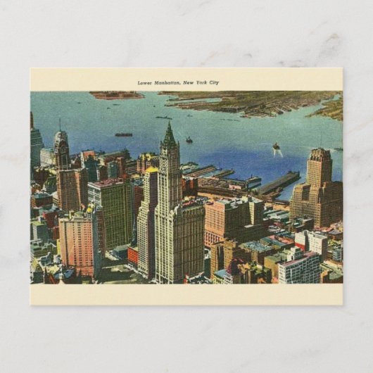 Neder-Manhattan-reisbriefkaart Briefkaart (Voorkant)