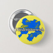 Neder-Oostenrijk Ronde Button 5,7 Cm (Voorkant /achterkant)