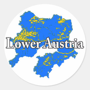 Neder-Oostenrijk Ronde Sticker