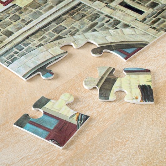 Neder-stad Quebec Mural & Fresco Legpuzzel (Zijkant)