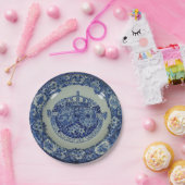 NEDERCH CREST BLAUW DELFT PAPER BORD (Feest)