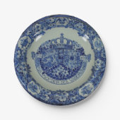 NEDERCH CREST BLAUW DELFT PAPER BORD (Voorkant)