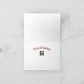 NEDERCH SHOE SANTA SHIP, ICEBERGS, WHALE, TEDDY BE FEESTDAGEN KAART (Binnen)