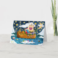 NEDERCH SHOE SANTA SHIP, ICEBERGS, WHALE, TEDDY BE