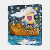 NEDERCH SHOE SANTA SHIP, ICEBERGS, WHALE, TEDDY BE KERAMISCH ORNAMENT (Links)