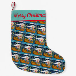 NEDERCH SHOE SANTA SHIP, ICEBERGS, WHALE, TEDDY BE KLEINE KERSTSOK