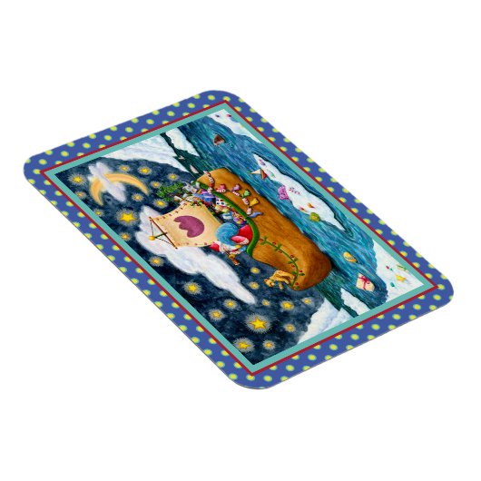 NEDERCH SHOE SANTA SHIP, ICEBERGS, WHALE, TEDDY BE MAGNEET (Rechterzijde)